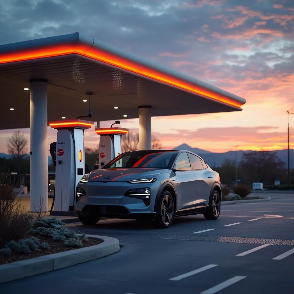 Carga de coche eléctrico